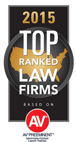 2015 Top Ranked Law Firm by AV Preeemnent